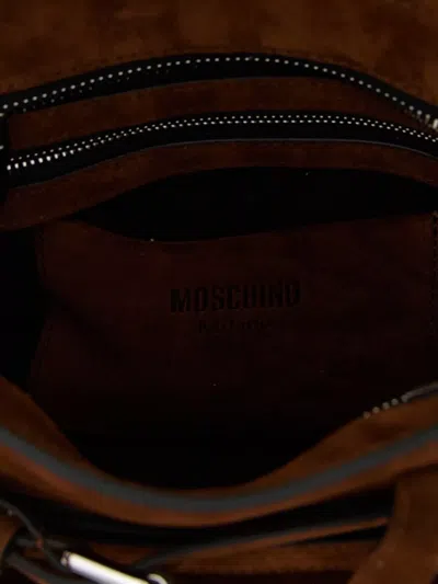 Moschino Small Handbag With Adjustable Strap And Buckle
