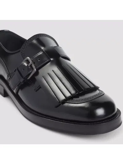 Church's Piper Buckled Leather Loafers In Black