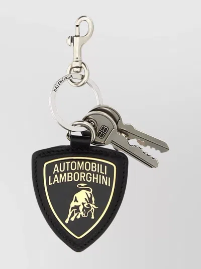 Balenciaga Metal And Leather Lamborghini Keyring