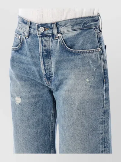 Anine Bing Distressed Denim With Belt Loops