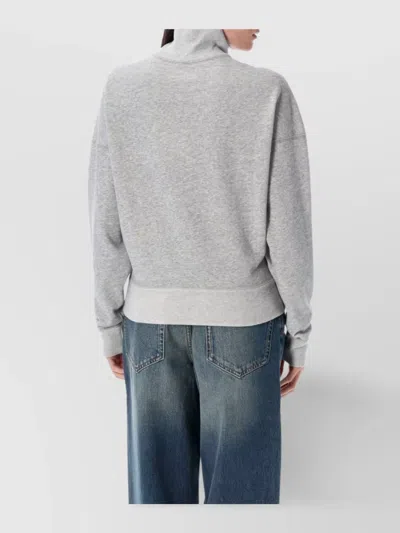 Isabel Marant Étoile Isabel Marant Etoile Ross Half Zip Sweatshirt In Gray