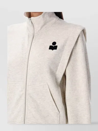 Isabel Marant Étoile Marant Etoile Women Organic Cotton Blend Sweatshirt In Gray
