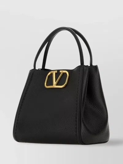 Valentino Medium Leather Handbag Gold-tone Hardware In Multi
