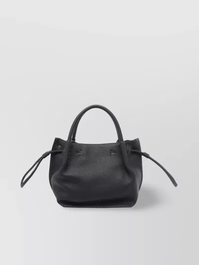 Tod's Small Leather Bucket Bag With Stitch Detailing