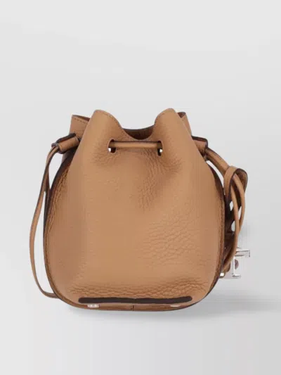 Tod's Shoulder Bag With Adjustable Strap And Metal Feet