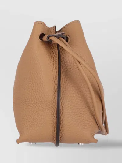 Tod's Shoulder Bag With Adjustable Strap And Metal Feet