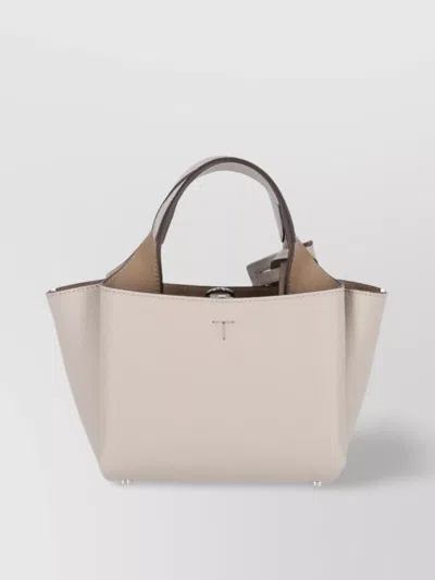 Tod's Shoulder Bag With Detachable Strap And Top Handles