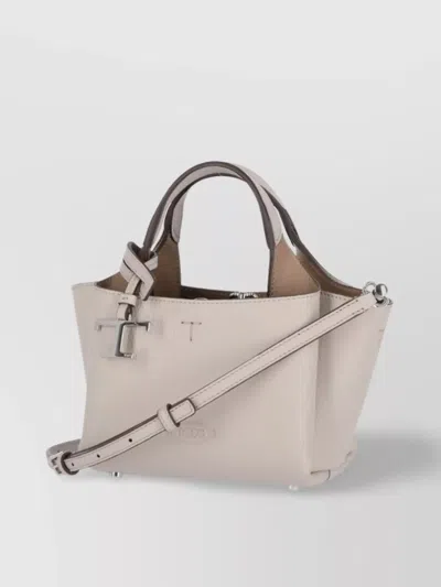 Tod's Shoulder Bag With Detachable Strap And Top Handles