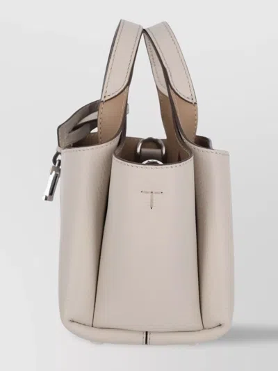 Tod's Shoulder Bag With Detachable Strap And Top Handles