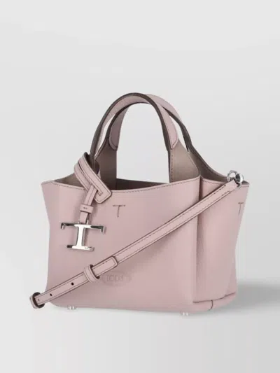 Tod's Shoulder Bag With Detachable Strap And Top Handles