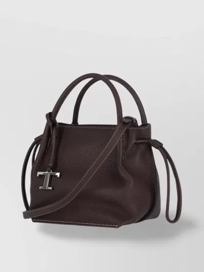 Tod's Shoulder Bag With Adjustable Strap And Top Handle