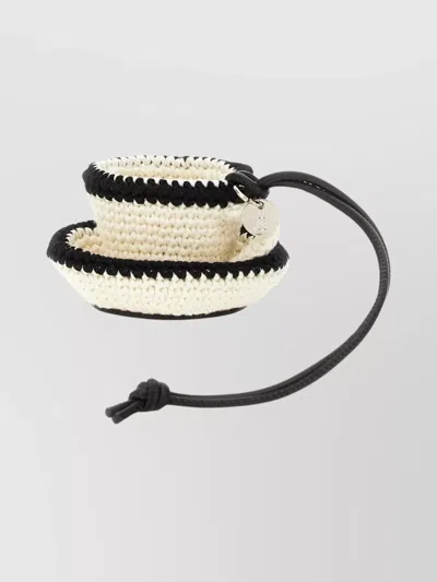 Jw Anderson Keyrings With Charm Detail And Crochet Design