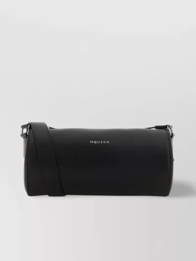 Alexander Mcqueen Leather Roller Crossbody Bag