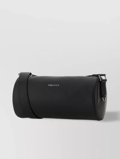 Alexander Mcqueen Leather Roller Crossbody Bag