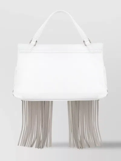 Zanellato Leather Handbag With Contrasting Fabric Lining
