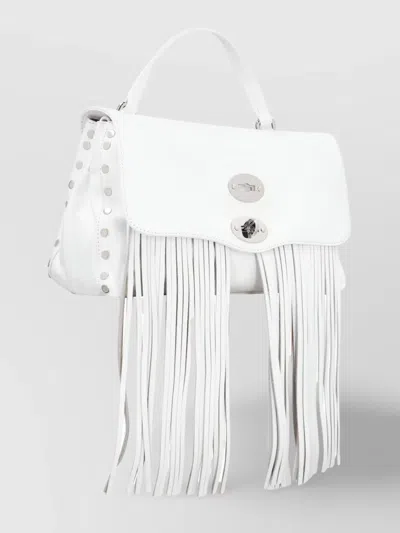 Zanellato Leather Handbag With Contrasting Fabric Lining
