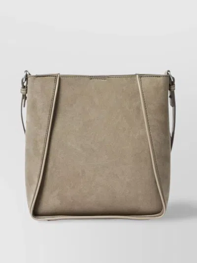 Stella Mccartney Khaki Crossbody Bag With Adjustable Strap