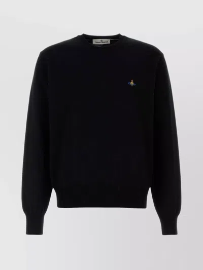 Vivienne Westwood Orb-embellished Sweater In Black