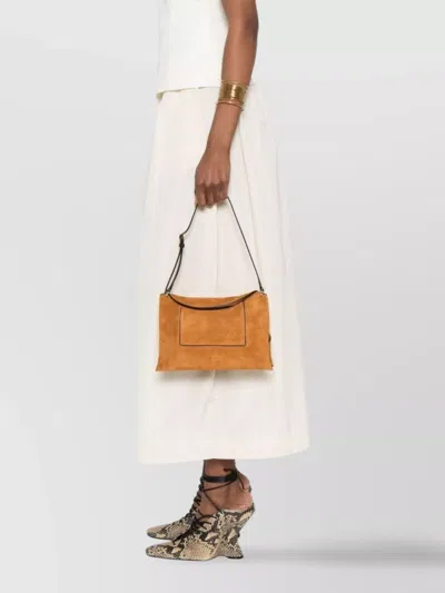 Wandler Shoulder Bags With Suede Finish And Adjustable Strap