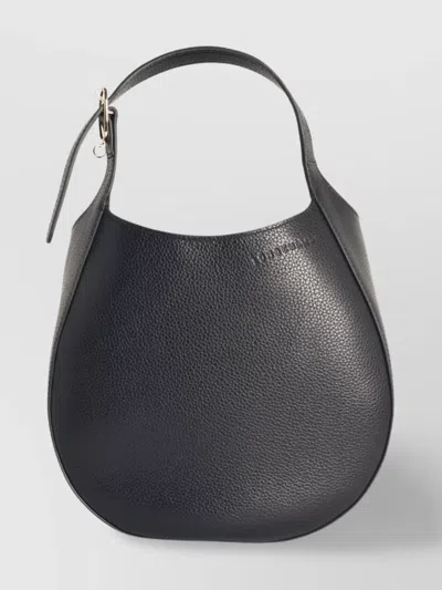 Longchamp 'the Foulonné' Pebbled Leather Bag
