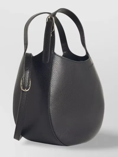 Longchamp 'the Foulonné' Pebbled Leather Bag