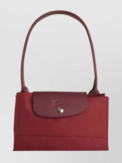 Longchamp Foldable Rectangular Tote Bag With Top Handles