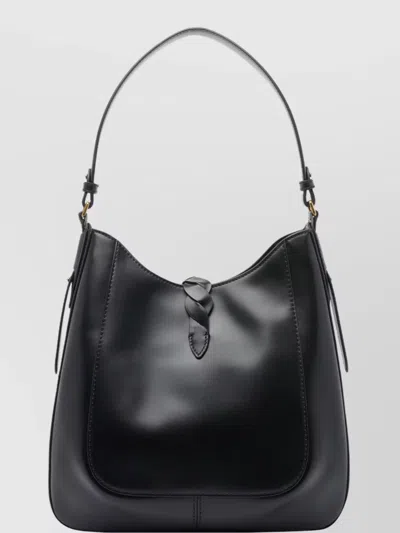Isabel Marant Adjustable Leather Shoulder Bag With Braided Handle