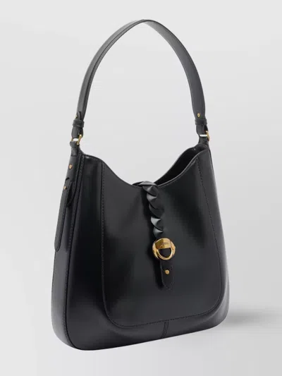 Isabel Marant Adjustable Leather Shoulder Bag With Braided Handle