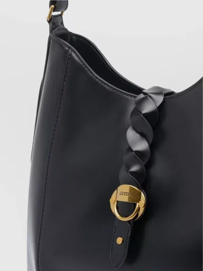 Isabel Marant Adjustable Leather Shoulder Bag With Braided Handle