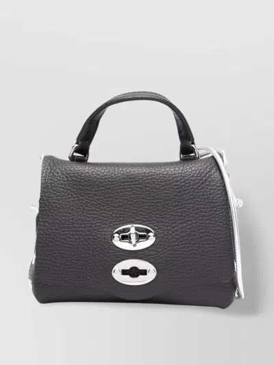 Zanellato Crossbody Bag With Detachable Strap And Top Handle