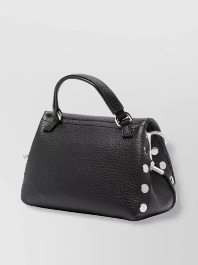 Zanellato Crossbody Bag With Detachable Strap And Top Handle