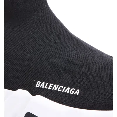 Balenciaga Technical 3d Recycled Knit Speed 2.0 Sneakers In Black