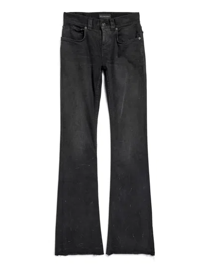 Balenciaga Slim Fit Bootcut Clothing In Black