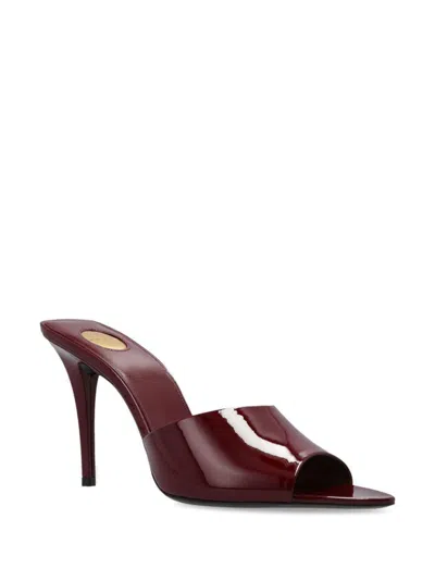 Saint Laurent Romy Patent Leather Mules