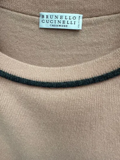 Brunello Cucinelli Cashmere Top In Neutral