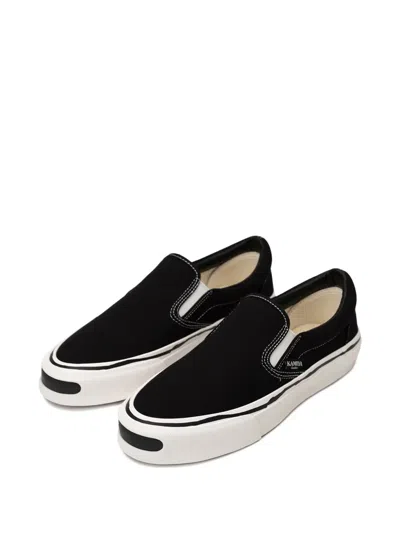 Kamiya Cornell Slip-on Sneakers In Black