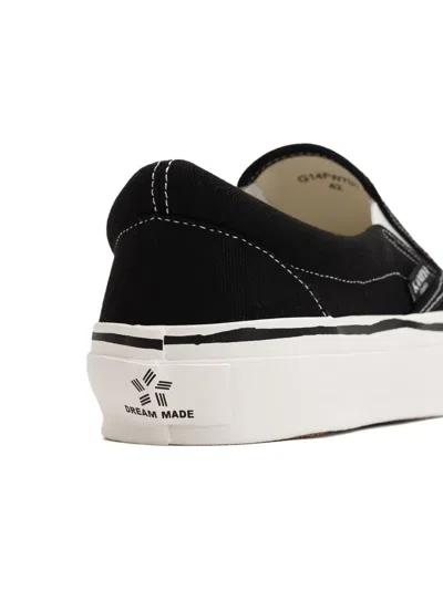 Kamiya Cornell Slip-on Sneakers In Black