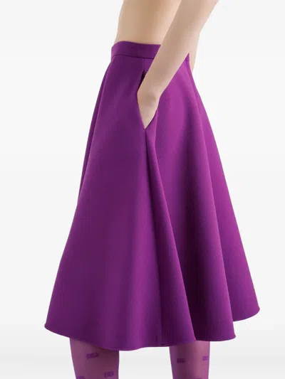 Dolce & Gabbana Wool Midi Skirt