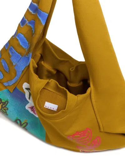 Marni Floral-motif Tote Bag