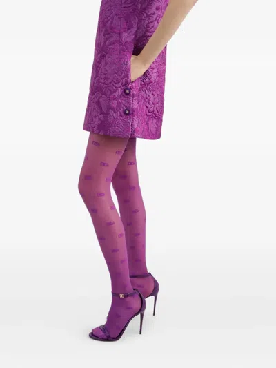Dolce & Gabbana Mini Dress With Brocade Effect