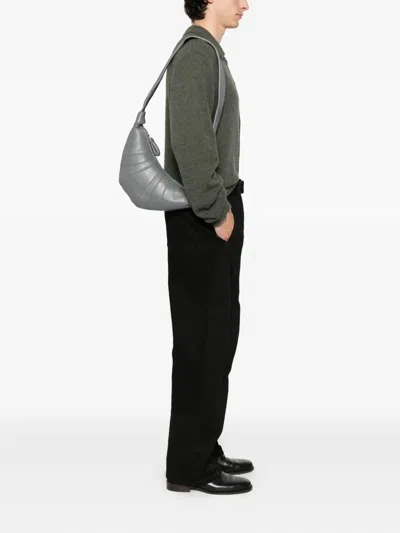 Lemaire Croissant Knotted Lambskin Shoulder Bag