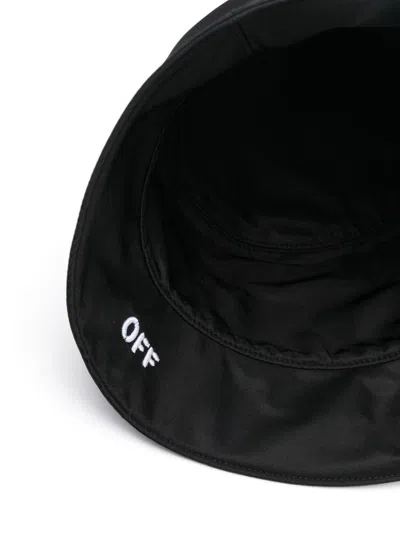 Off-white Black Bucket Hat With Off Writing