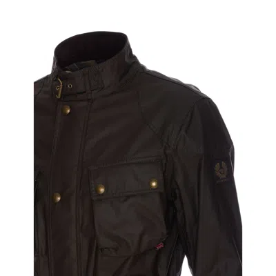 Belstaff Trialmaster Motorcycle Jacket In Green