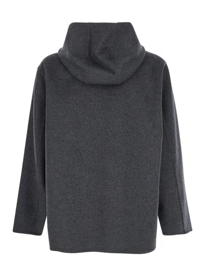 Bottega Veneta Melang Effect Wool Jacket In Gray