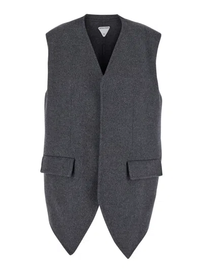 Bottega Veneta Women Double Face Wool Double Layer Gilet