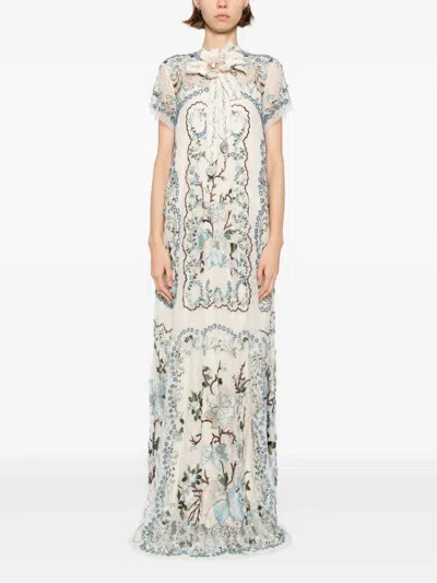 Biyan Gilona Maxi Dress In Multi