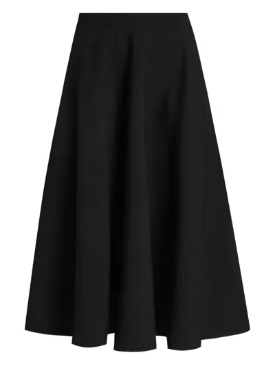 Dolce & Gabbana Full Pleated Skirt In Black