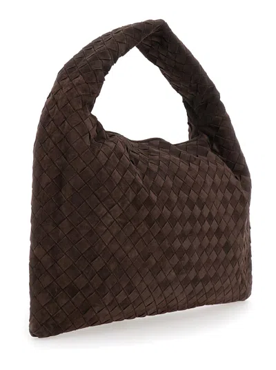 Bottega Veneta Women Small Hop Intrecciato 15 Suede