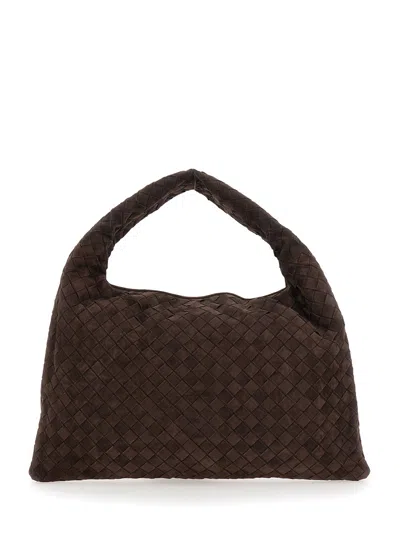 Bottega Veneta Women Small Hop Intrecciato 15 Suede