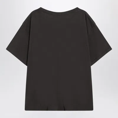 Enfants Riches Deprimes Look For The Fifth Black Vintage-effect T-shirt In Black